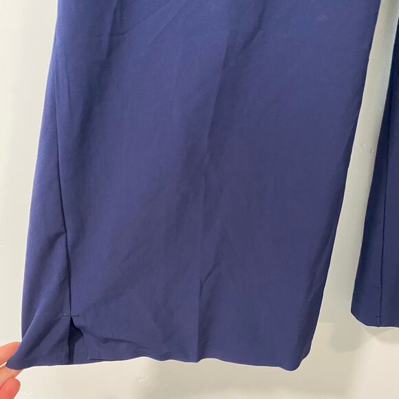 Duluth Trading Co Women's Pants Flexcellence Crop Leg Navy Blue 14 Reg - Picture 6 of 8